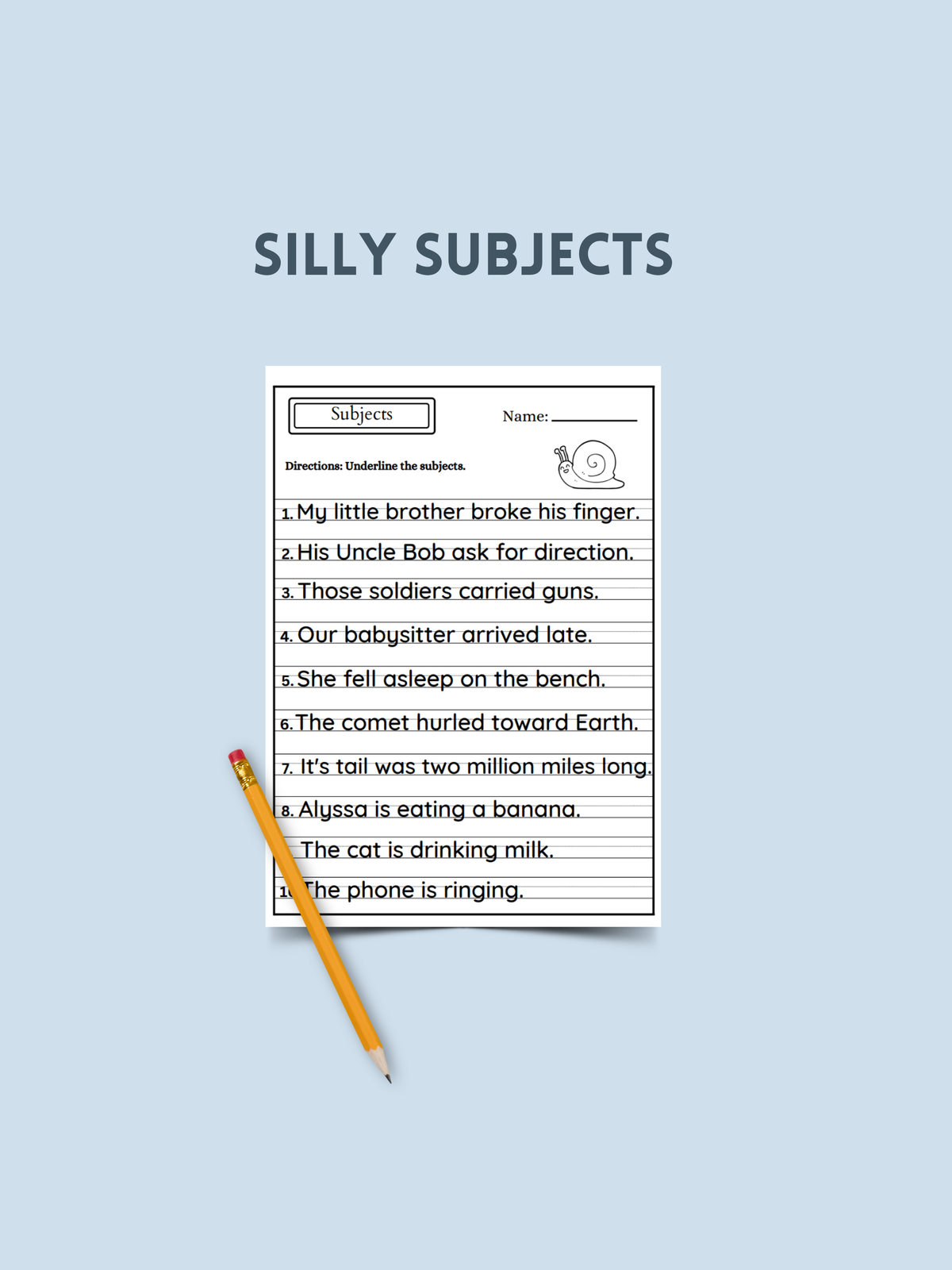 Silly Subjects