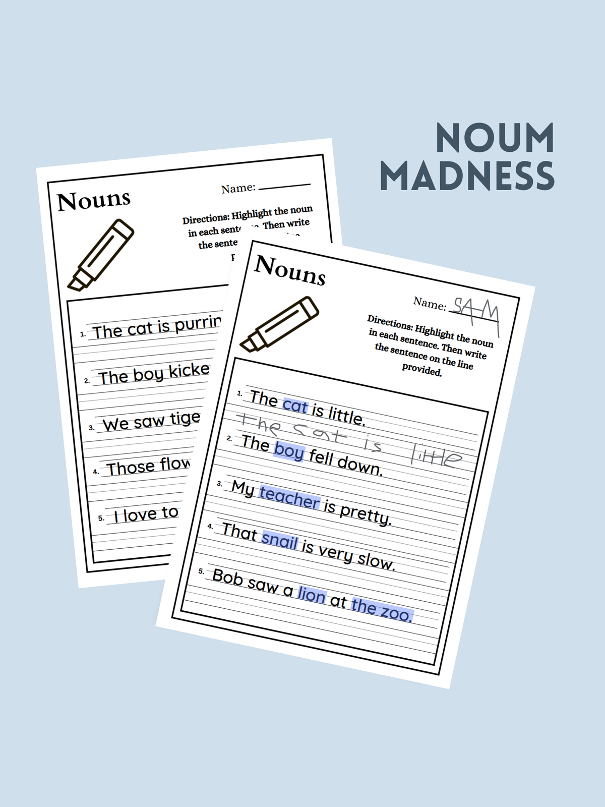 Noun Madness