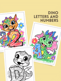 Dino Letters & Numbers