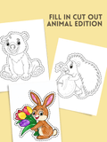 Animal Draw & Cut Out