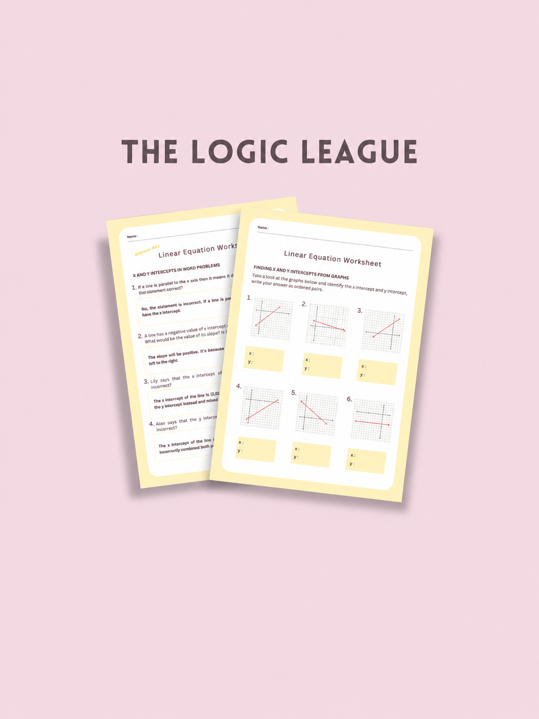 The logic league – Algebra